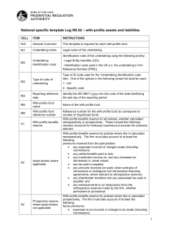 National specific template Log NS.02 &ndash; with-profits assets