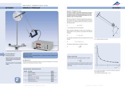 UE1050201 VariablE g PEndUlUm oBJEctiVE EXPEriMEnt