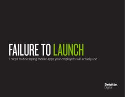 7 Steps to developing mobile apps your employees will