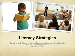 Literacy Strategies - Simpson County Schools