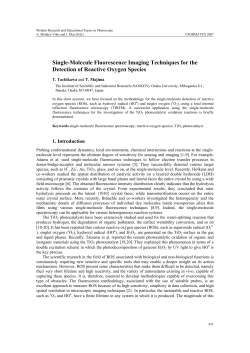 Single-Molecule Fluorescence Imaging Techniques for the