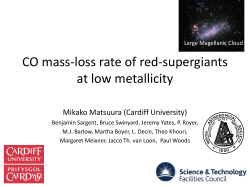 CO mass-loss rate of red-supergiant at low metallicity
