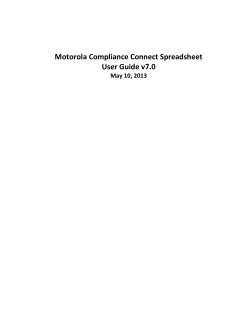 Intelligent Compliance Connect User Guide