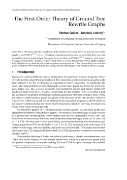 The First-Order Theory of Ground Tree Rewrite Graphs