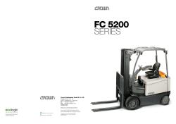 Forklift FC 5200 Brochure