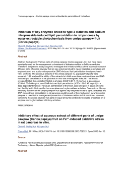 Inhibition of key enzymes linked to type 2 diabetes and sodium