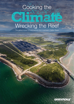 Wrecking the Reef Cooking the