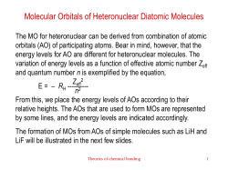 Theories of Chemical Bonding