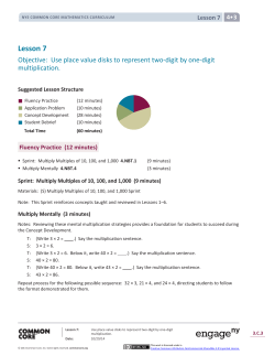 Use Place Value Disks to Represent 2-Digit by 1-Digit