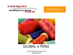 lo3: characteristics of a growing entrepreneurial firm