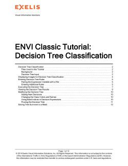 ENVI Classic Tutorial - Harris Geospatial Solutions