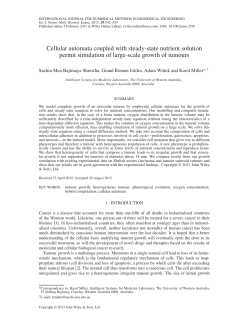 Cellular automata coupled with steadystate nutrient solution permit