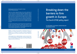 Breaking down the barriers to firm growth in Europe