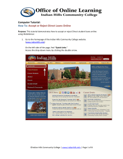 Accept or Reject Direct Loans Online