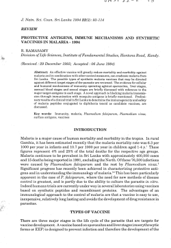 93-114 REVIEW PROTECTIVE ANTIGENS, IMMUNE