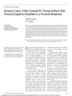 Driving to Learn: A New Concept for Training Children With