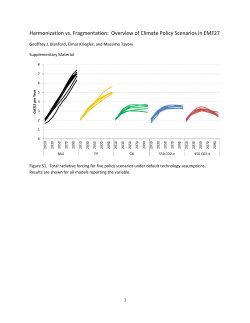 Group II country emissions reductions from baseline