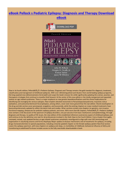eBook Pellock s Pediatric Epilepsy: Diagnosis and