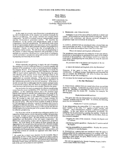 strategies for effective paraphrasing