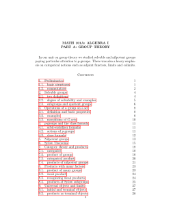 Group Theory