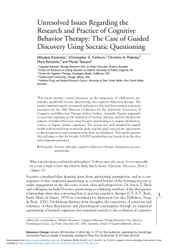 Unresolved Issues Regarding the Research and Practice of