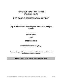 nccd contract 00 - New Castle Conservation District