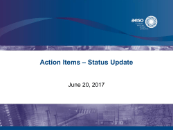 Action items