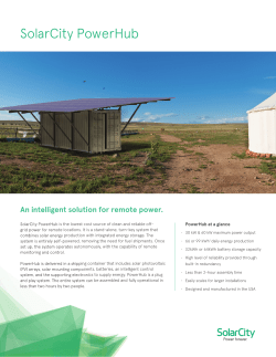 SolarCity PowerHub