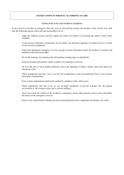 INSTRUCTIONS IN WRITING ACCORDING TO ADR Actions