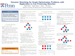 Dynamic Sketching for Graph Optimization Problems with