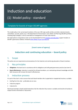 model policy - Department of Environment, Land, Water and Planning