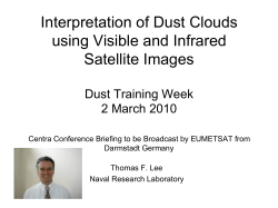 Interpretation of Dust Clouds using Visible and Infrared