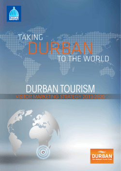 Durban Visitor Marketing Strategy Summary booklet