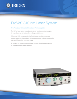 DioVet&trade; 810 nm Laser System
