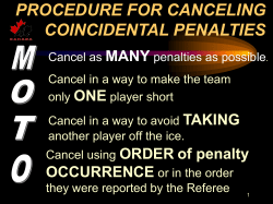 Basic Coincidental Penalties