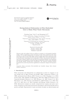 Drying-Induced Deformation in Fiber