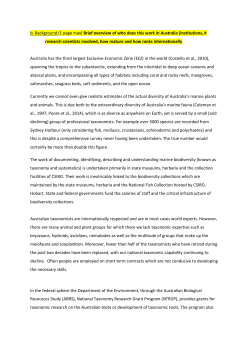 Attached is our draft - Centre for Marine Science