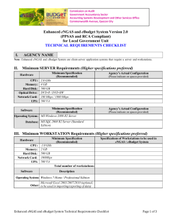 - Commission on Audit