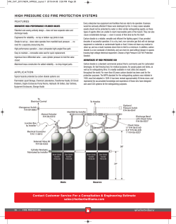 high pressure co2 fire protection systems