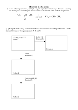 Reaction mechanisms - Chemical Minds