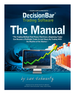 Introduction - DecisionBar