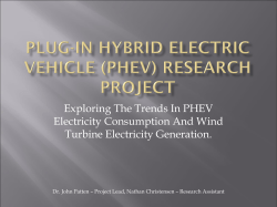 Plug-In Hybrid Electric Vehicle (PHEV)