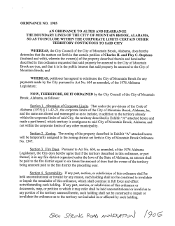 Annex the Charles and Floy Stephens` property located at 5000