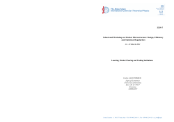 Learning, Market Clearing and Trading Institutions