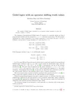 G&ouml;del logics with an operator shifting truth values