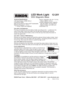 LED Work Light - RIKON Power Tools