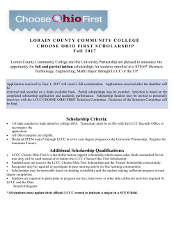 Choose Ohio First Scholarship Application