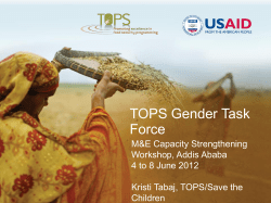 gender_task_force - Food Security and Nutrition Network