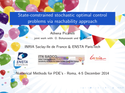 State-constrained stochastic optimal control problems via