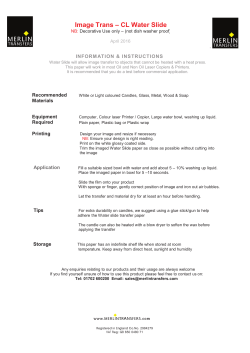 Image Trans &ndash; CL Water Slide